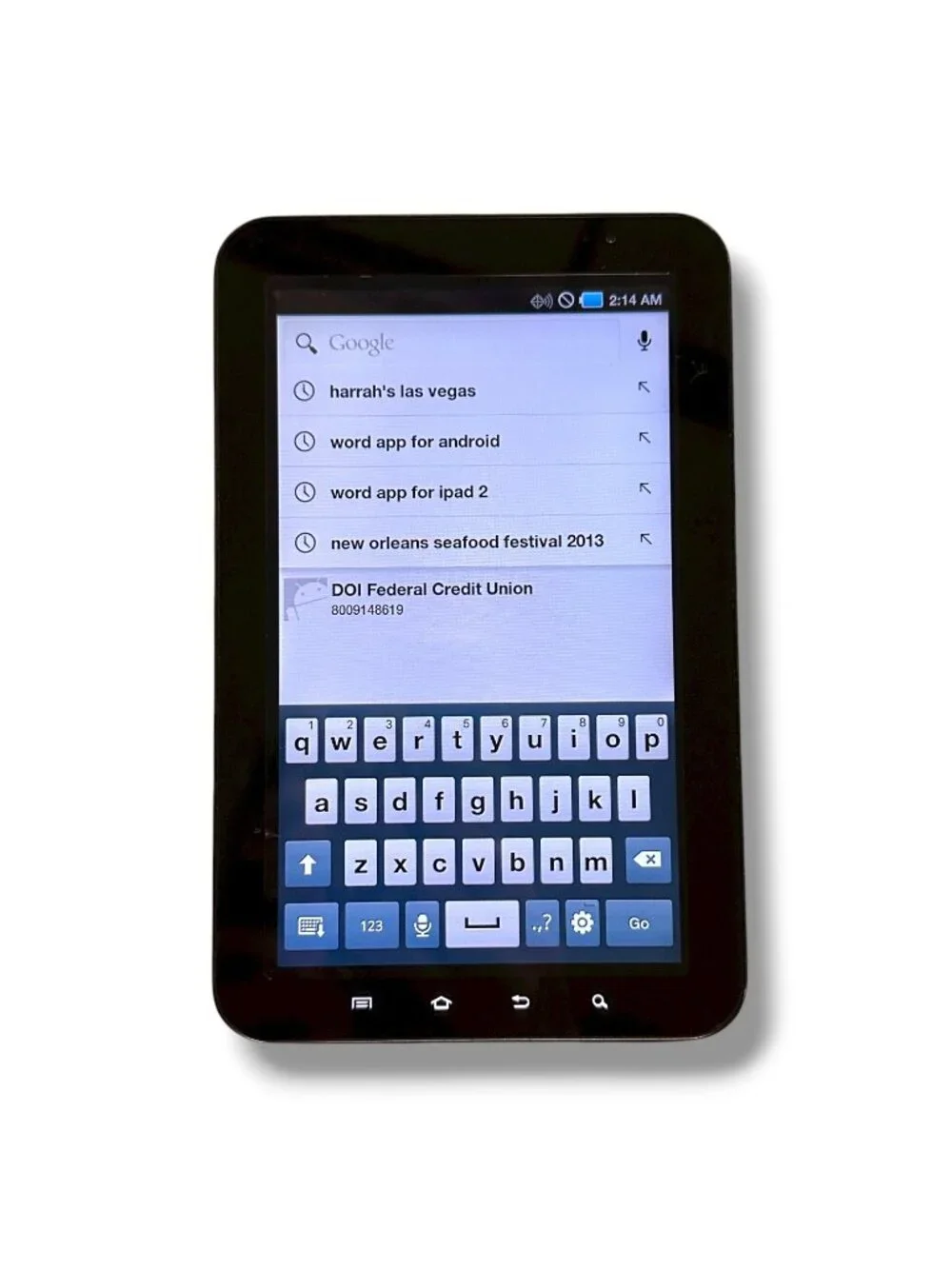 Samsung Galaxy Tab SCH-I800 7-Inch Android Tablet Wi-Fi + 3G Verizon Wireless Un
